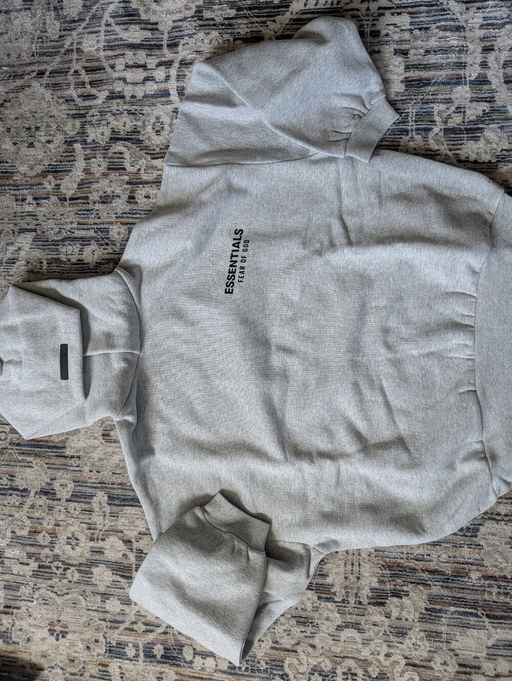 Fear of God ESSENTIALS Hoodie Light Heather XXS NWT